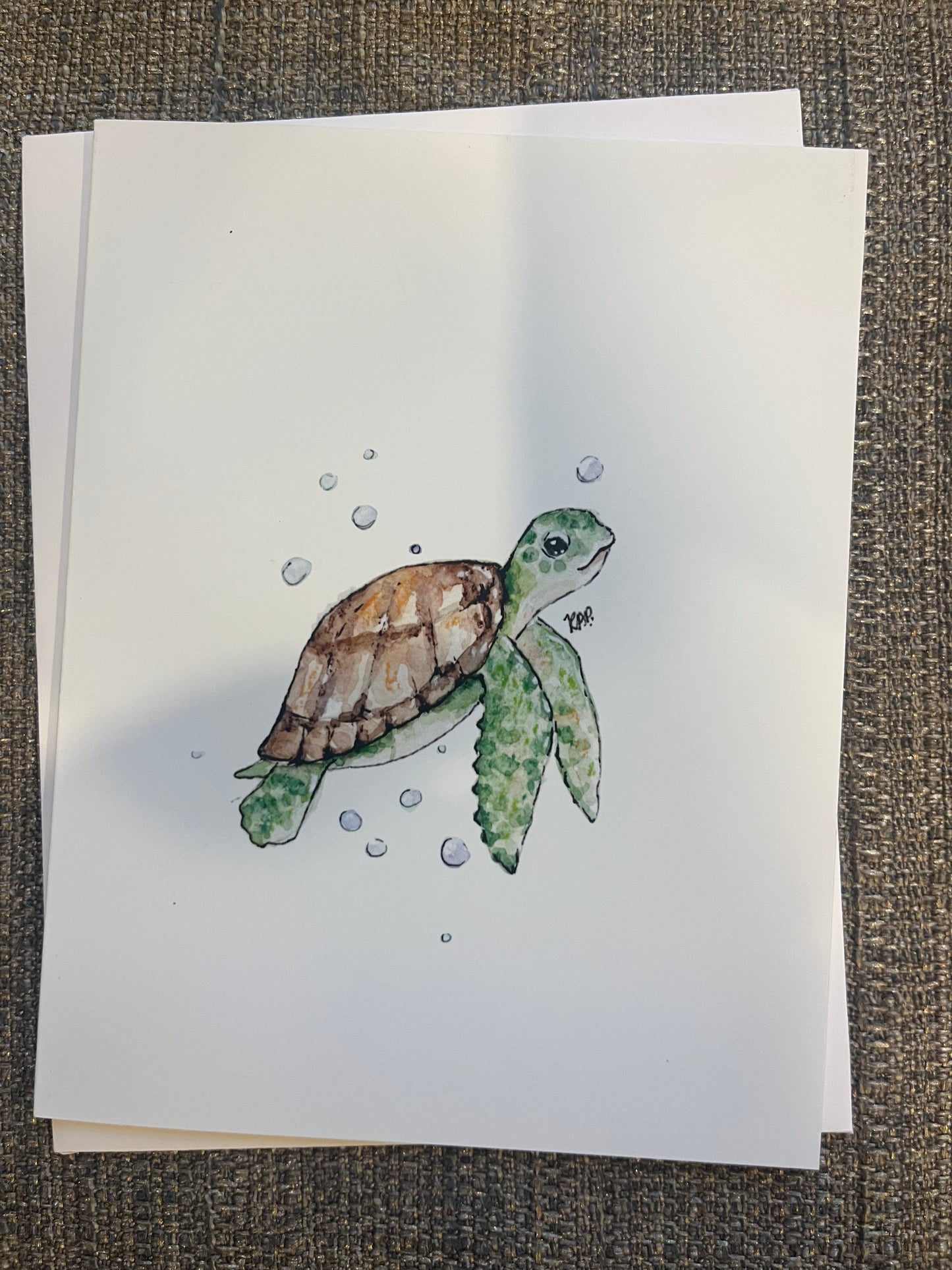 Sea Turtle Notecards - Set of Four