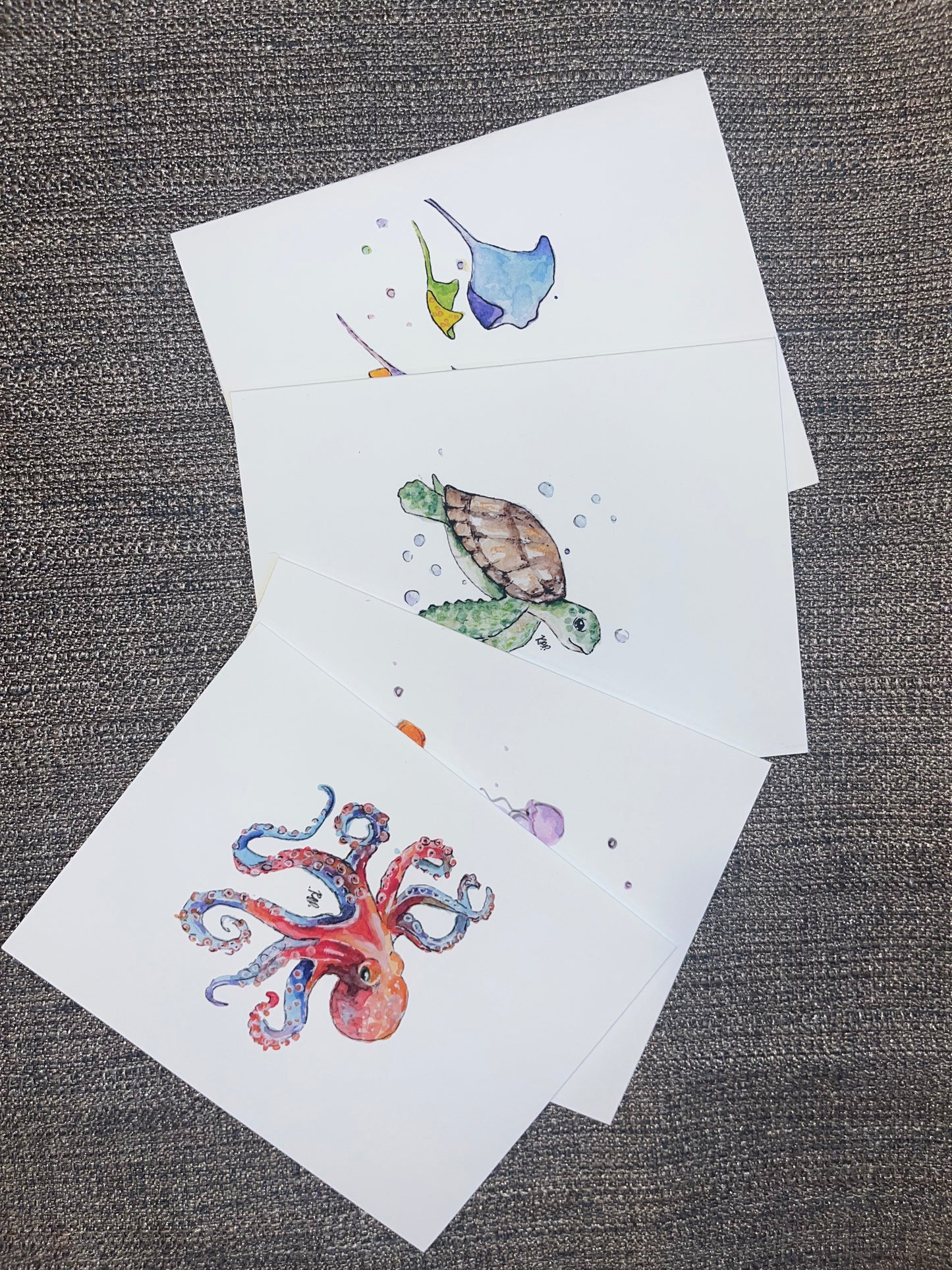 Sea Creatures Assorted Set of Four