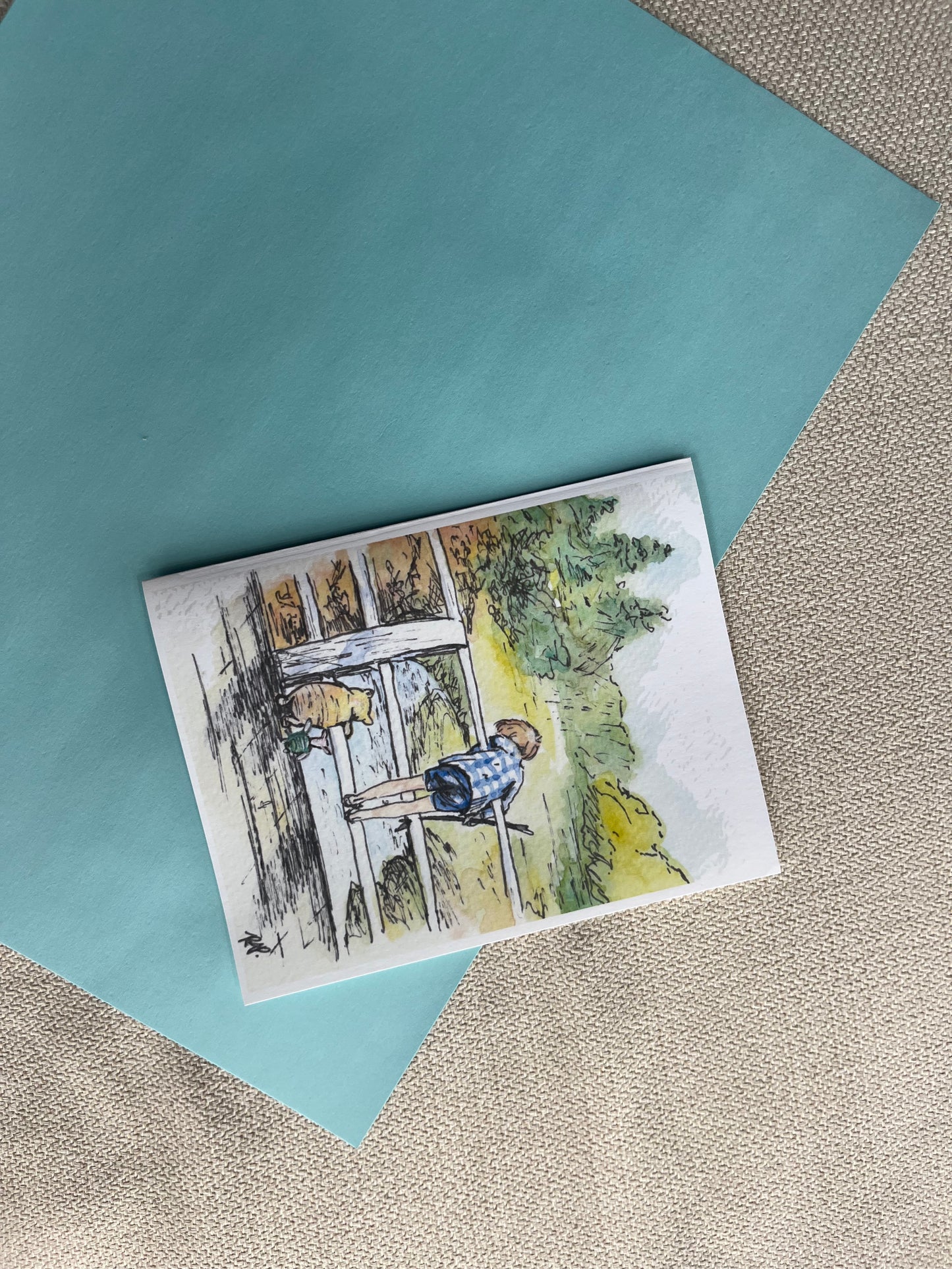 Winnie the Pooh Greeting Cards - Set of 4