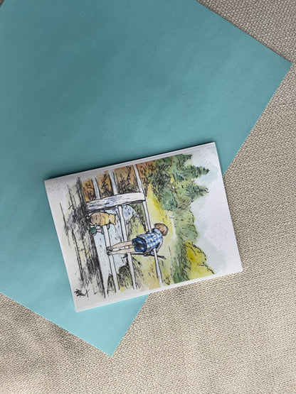 Winnie the Pooh Greeting Cards - Set of 4