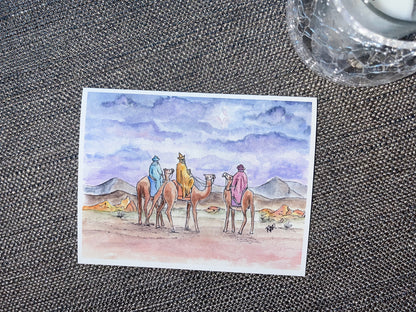 Christmas Cards - Set of 6 - Original Watercolor Artwork