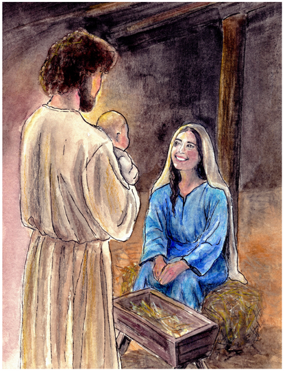 Christmas Cards - Set of 6 - Original Watercolor Artwork